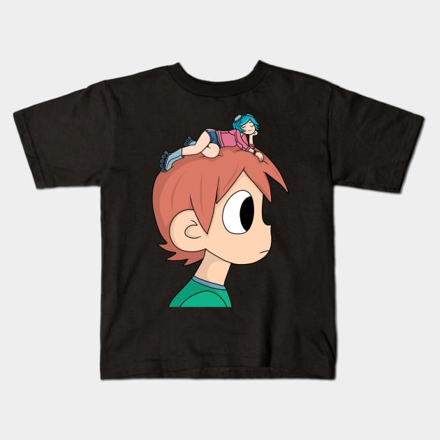 Scott Pilgrim vs The World Kids T-Shirt by valentinahramov